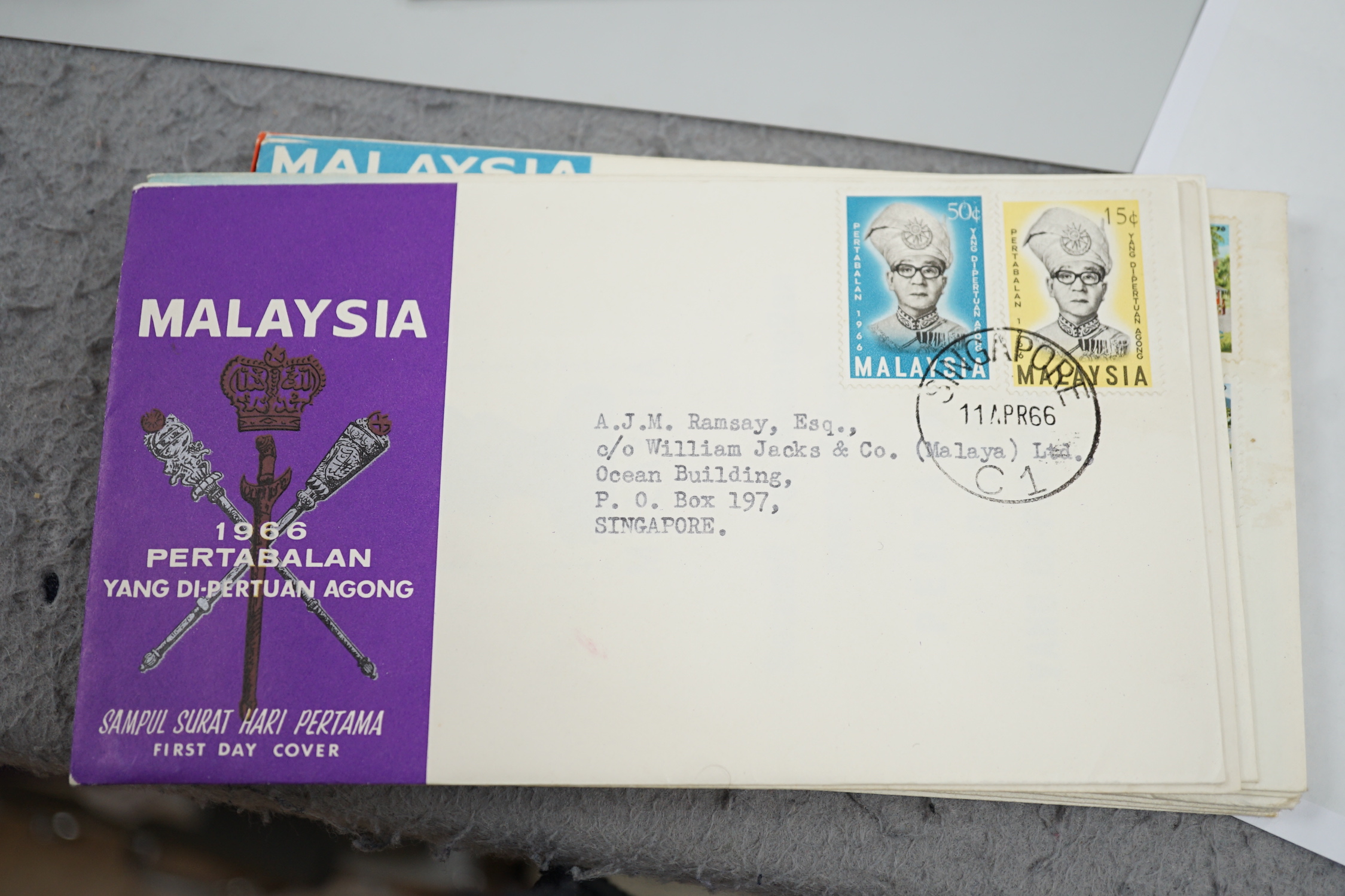 A.C. Hall, two limited edition prints, 'Muttrah Suk I and II', AP, 40/40, signed in pencil and dated 1982, 39 x 29cm overall, one unframed
